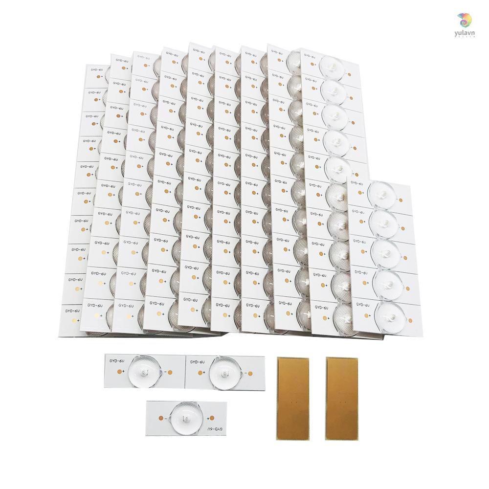 Set 100 Đèn Led 6V SMD 32-65 Bóng Chuyên Dụng Sửa Chữa TV