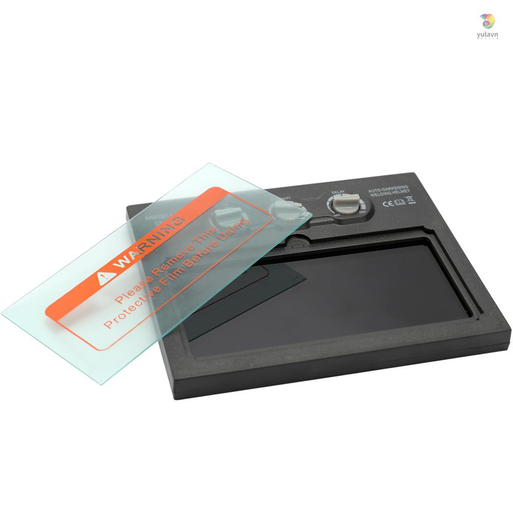 Mũ Bảo Hiểm Hàn Năng Lượng Mặt Trời Tự Động Tối Kèm Kính Lọc Hiệu Chỉnh Cho TIG MIG MAG MMA