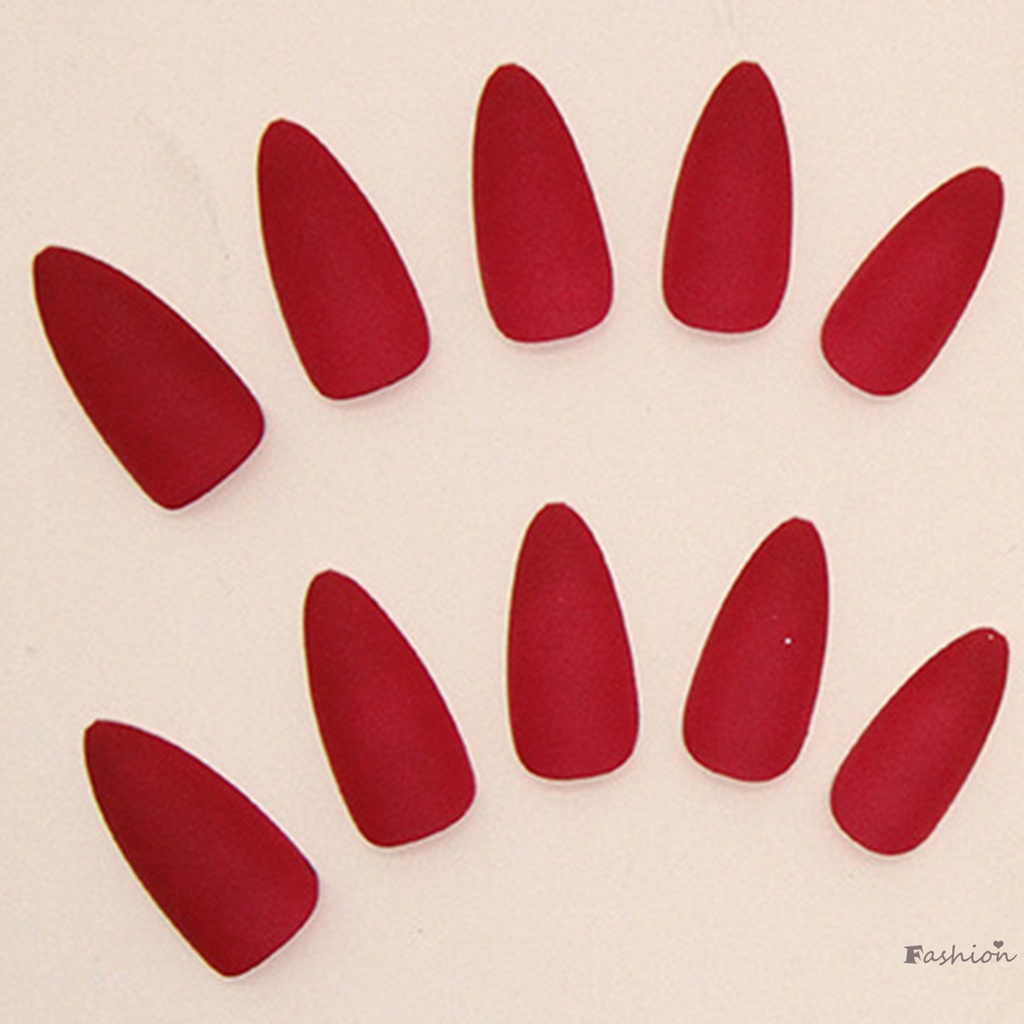 Móng Tay Giả Hình Tam Giác Nhẹ Nhàng Tự Nhiên Cho Nữ