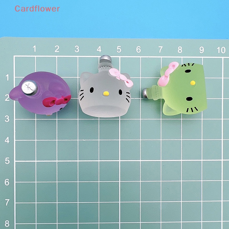 &lt; Cardflower &gt; Bộ 5 Tượng Mèo Mini Phát Sáng Trong Bóng Tối Trang Trí Tiểu Cảnh Craf Mới