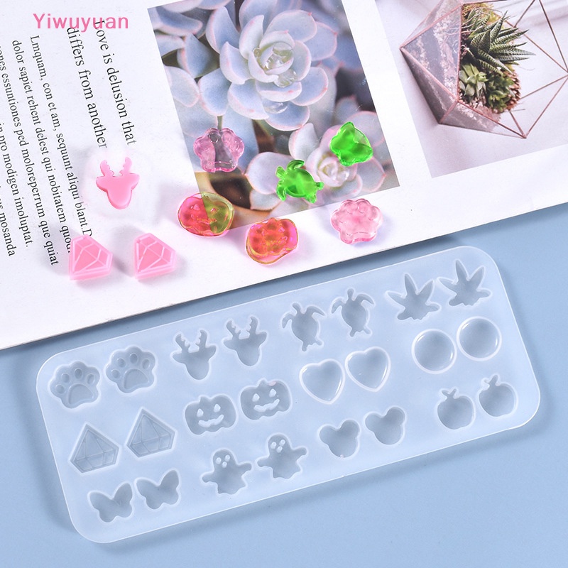 Khuôn Silicon Làm Bông Tai Đồ Trang Sức Mini DIY Mới