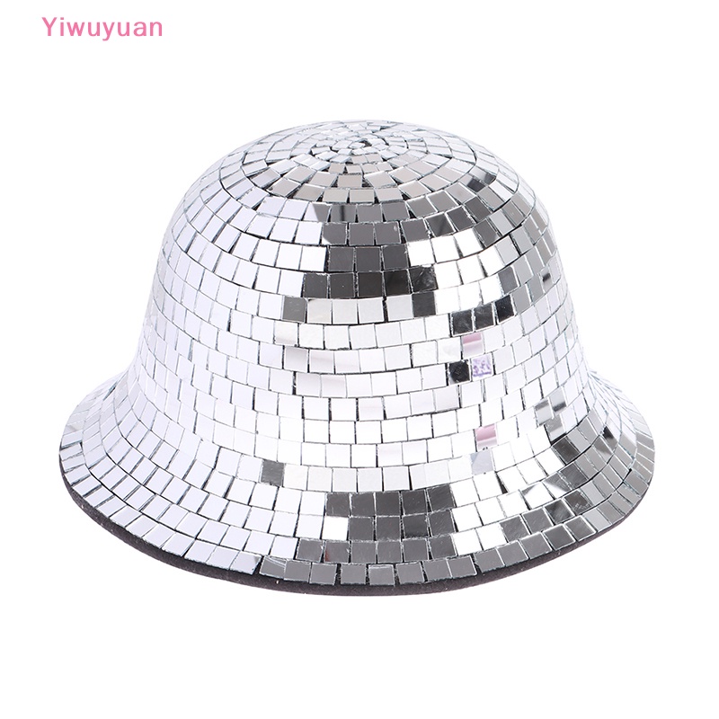 < Yiwuyuan > 1 Mũ Cao Bồi Đính Hạt Có Gương Trang Sức Nữ Tính Mới