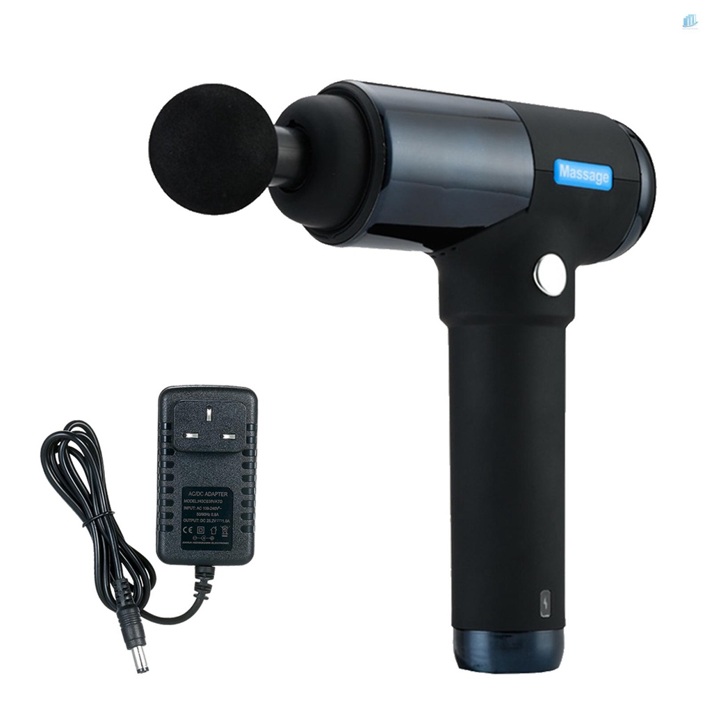 Máy Mát Xa Thư Giãn Cơ Bắp 4 Mức Tốc Độ Điều Chỉnh Được Bằng Hợp Kim Nhôm s2mwvn Kèm 6 Đầu Mát Xa