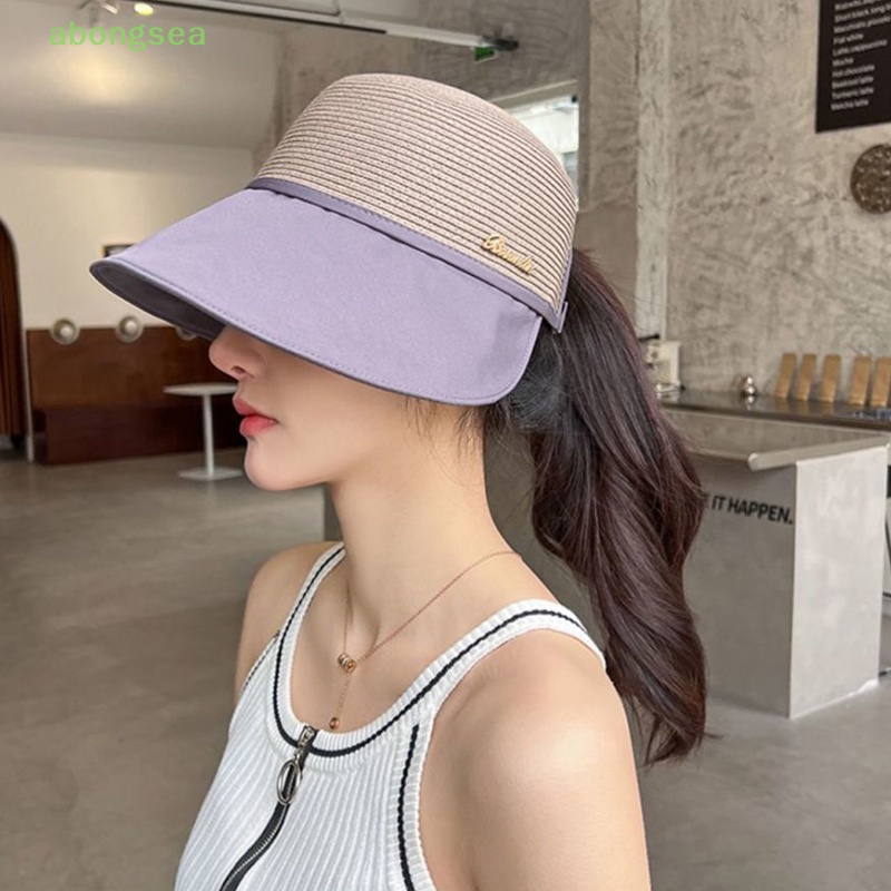 Mũ Cói Rộng Vành Chống Nắng Tia UV Thoáng Khí Thời Trang Đi Biển Mùa Hè Cho Nữ