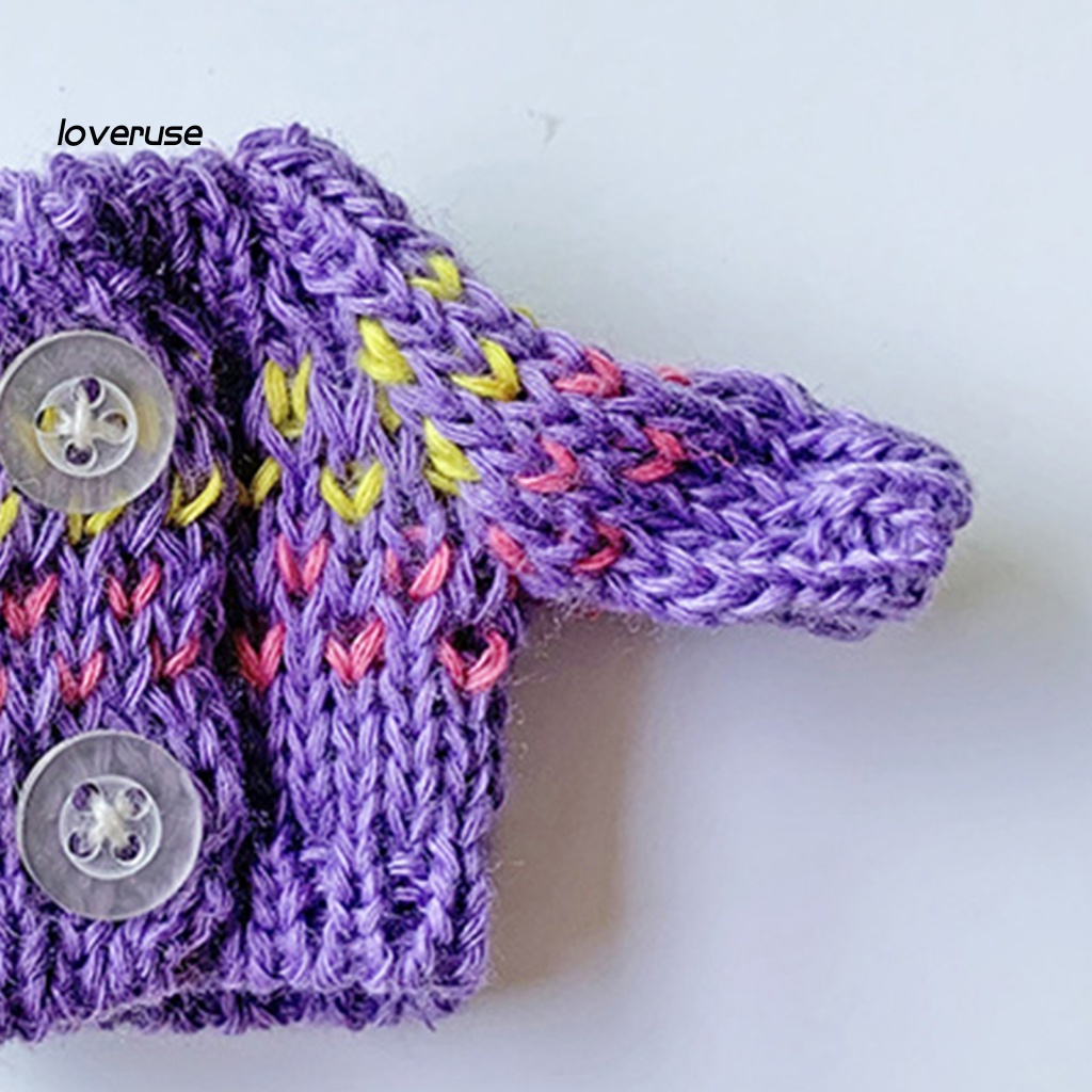 / Lo / Áo Sweater Cổ Lọ Kết Cấu Mềm Mại Cho Búp Bê