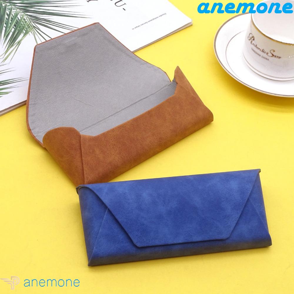 Hộp Đựng Mắt Kính Bằng Da PU Chống Áp Lực Chống Rơi Thời Trang Đơn Giản Dành Cho Bạn Nữ Ốp