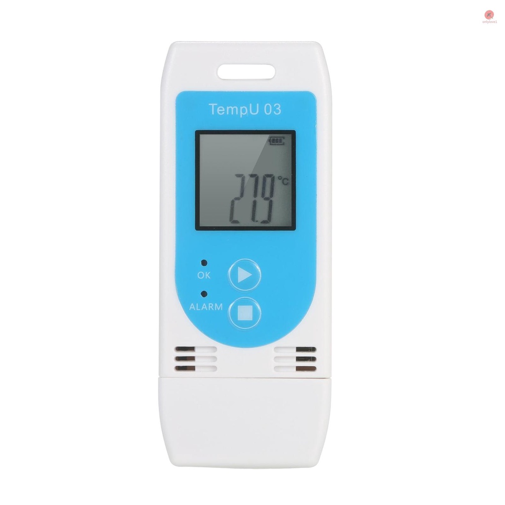 (onlovn) Usb Máy Ghi Âm Dữ Liệu Nhiệt Độ Ẩm Có Thể Tái Sử Dụng Dung Lượng 32,000 Ghi Âm