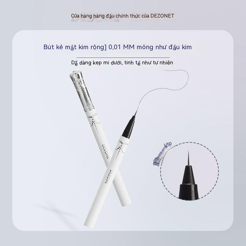 Bút Kẻ Mắt DEZONE Đầu Siêu Mảnh Dưỡng Ẩm Phong Cách Hàn Quốc