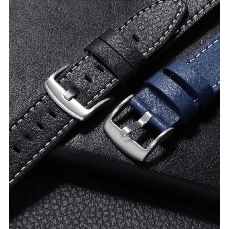 Dây Đeo Thay Thế Bằng Da Bò Thật 20mm Chất Lượng Cao