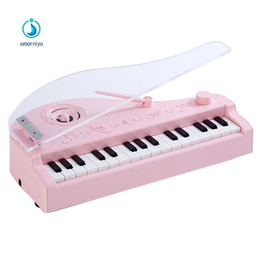 Đồ Chơi Đàn Piano Mini Cảm Ứng Giọng Nói Độ Phân Giải Cao Sạc USB Cho Bé