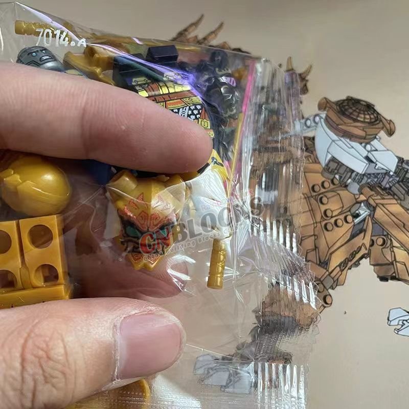 Đồ Chơi Lắp Ráp Mô Hình Nhân Vật Ninja Lloyd 'S Golden Dragon 9 MOC 71774