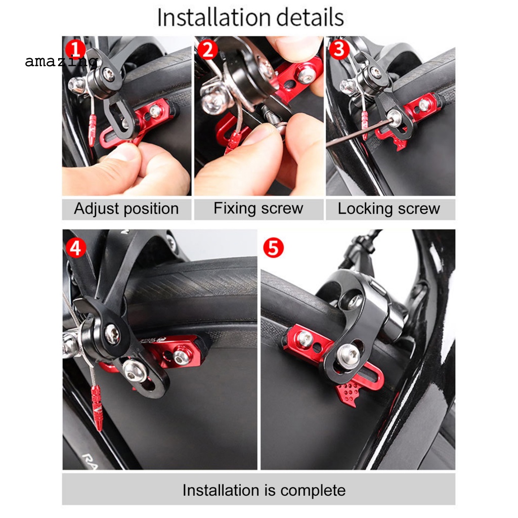 1 Cặp Kẹp Phanh Xe Đạp Hình Chữ V Không Đường May