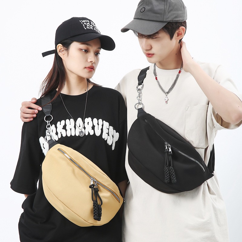 Túi Đeo Chéo Ngực Cỡ Lớn Phong Cách Thể Thao Nhật Bản Cho Nam