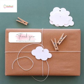 Balltest🎨Cuộn 120 Miếng TEM dán chữ " Thank you" << SIZE 2.5*7.5CM- 120 tem/CUỘN<<NHIỀU MẪU ĐẸP>>