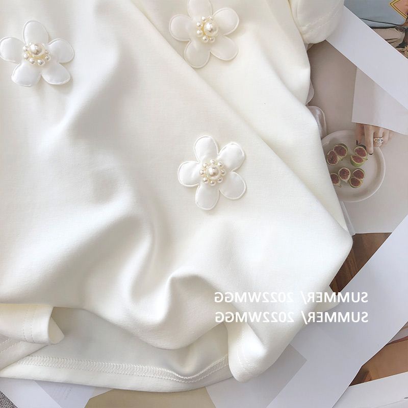 Áo Thun Tay Ngắn In Hoa Thời Trang Dành Cho Nữ