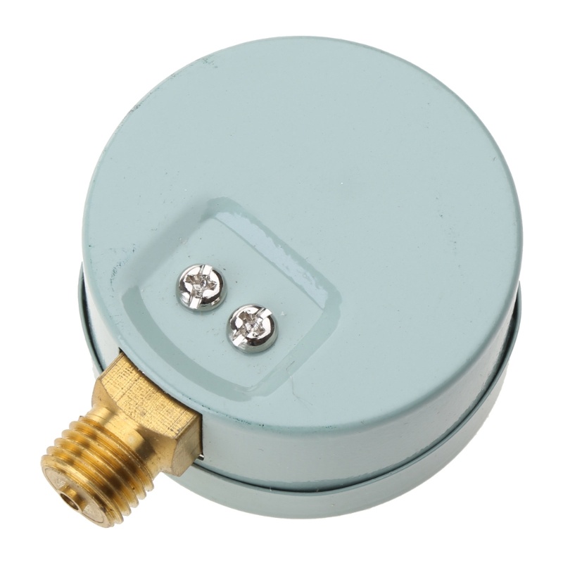 Đồng Hồ Đo Áp Suất Khí Nén Ngang Bằng Nhựa Sắt