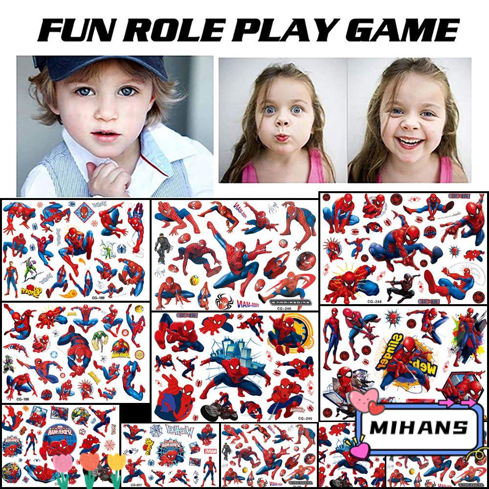 Sticker Dán Trang Trí Hình Người Nhện Hoạt Hình Cho Trẻ Em