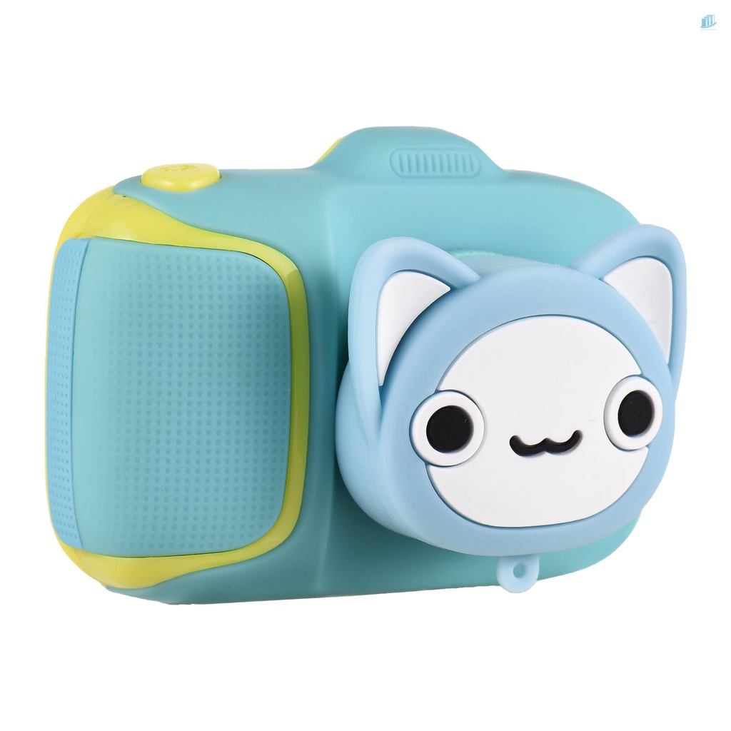 Máy Ảnh Kỹ Thuật Số Mini 1080P Màn Hình 2.0 Inch IPS 4X Zoom Kèm Khung Ảnh Vui Nhộn Cho Bé