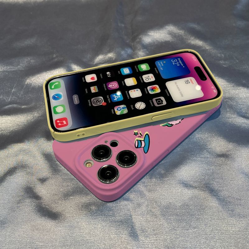 Ốp Điện Thoại Màu Kẹo Phong Cách Retro Cho Iphone 8 13Plus 11Promax 7 14 Xr 12 / xs 8IFR