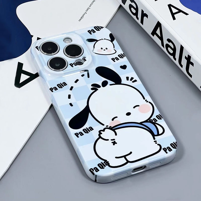 Ốp Điện Thoại Cứng In Hình Chú Chó Pacha Bảo Vệ Ống Kính Máy Ảnh Toàn Diện Cho iPhone13pro12 14Pro xr JWXV
