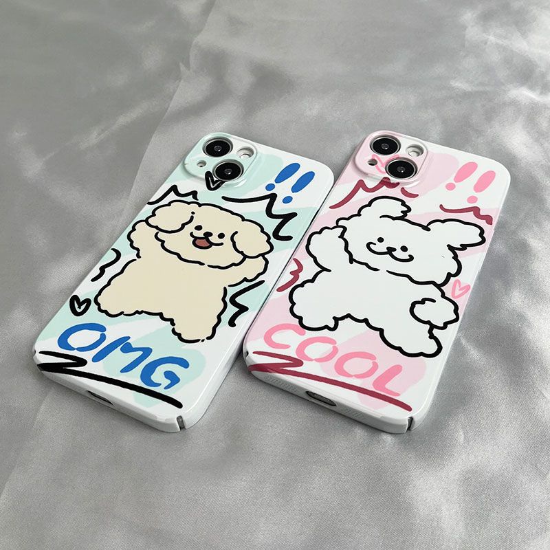 Ốp Điện Thoại Cứng Bảo Vệ Toàn Diện In Họa Tiết Chó Yzpak Dành Cho Apple Iphone 1211 13 14 Pro / 8 xs7 / xr