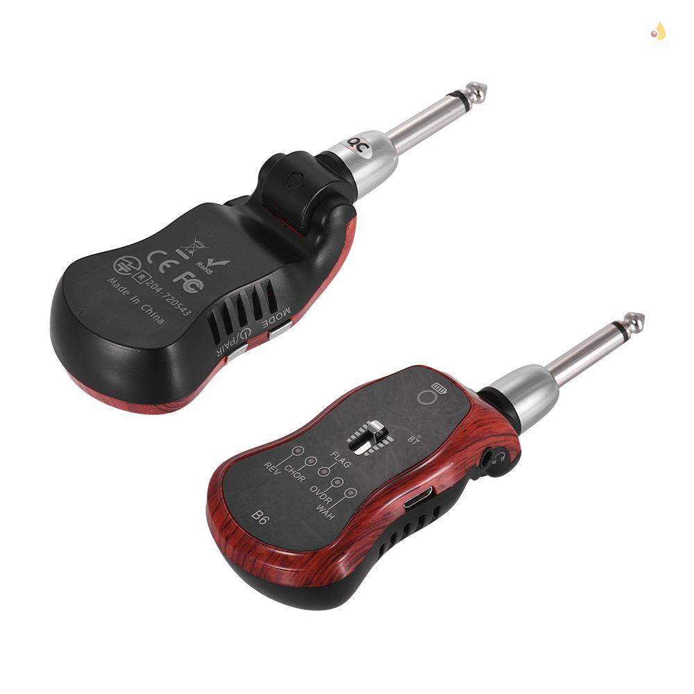 Máy Tạo Hiệu Ứng Âm Thanh Đàn Guitar Di Động Với 5 Hiệu Ứng (Reverb / Chorus / Flanger / Overdrive / Wow Wah) Với Phích Cắm 6.35mm