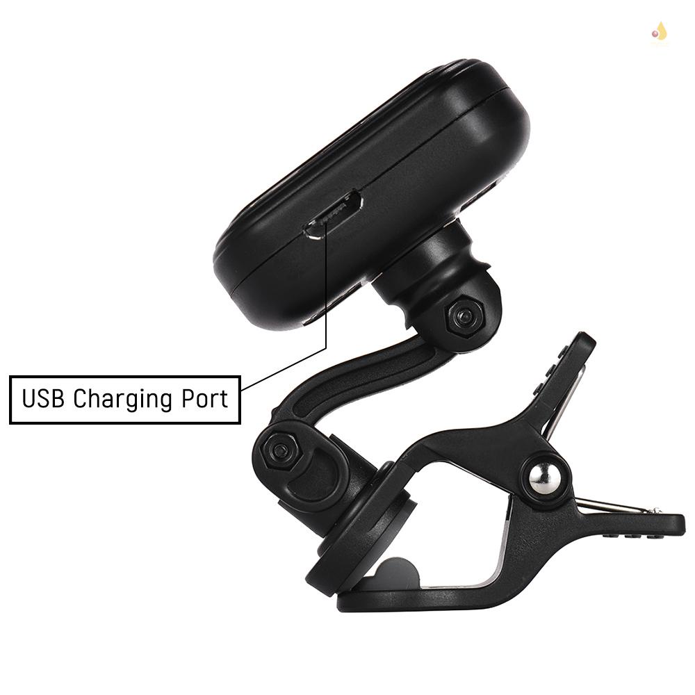 Máy Điều Chỉnh Âm Thanh AT-105 Có Màn Hình Màu Có Thể Sạc Lại Cho Chromatic Guitar Bass Ukulele Violin