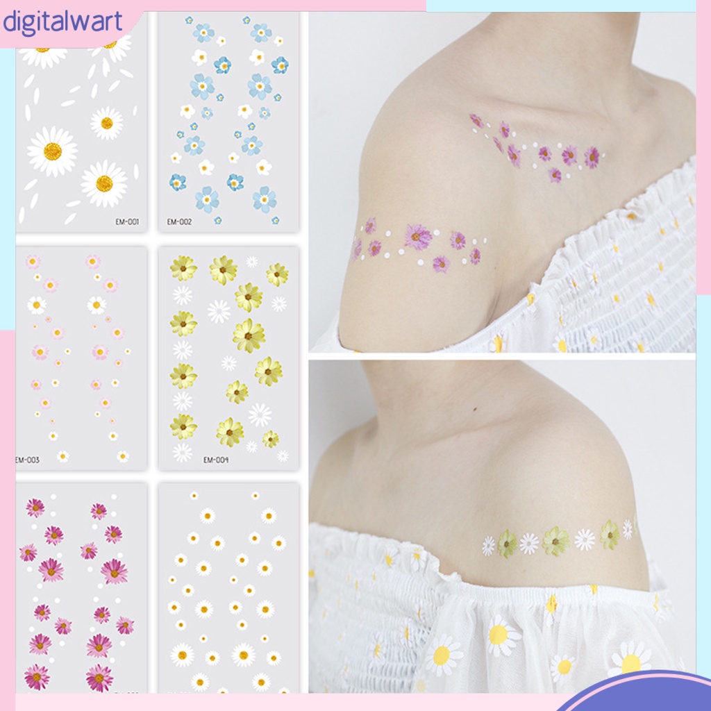 Bộ 3 Hình Xăm Dán Cơ Thể Bằng Giấy Siêu Mỏng Có Thể Tháo Rời