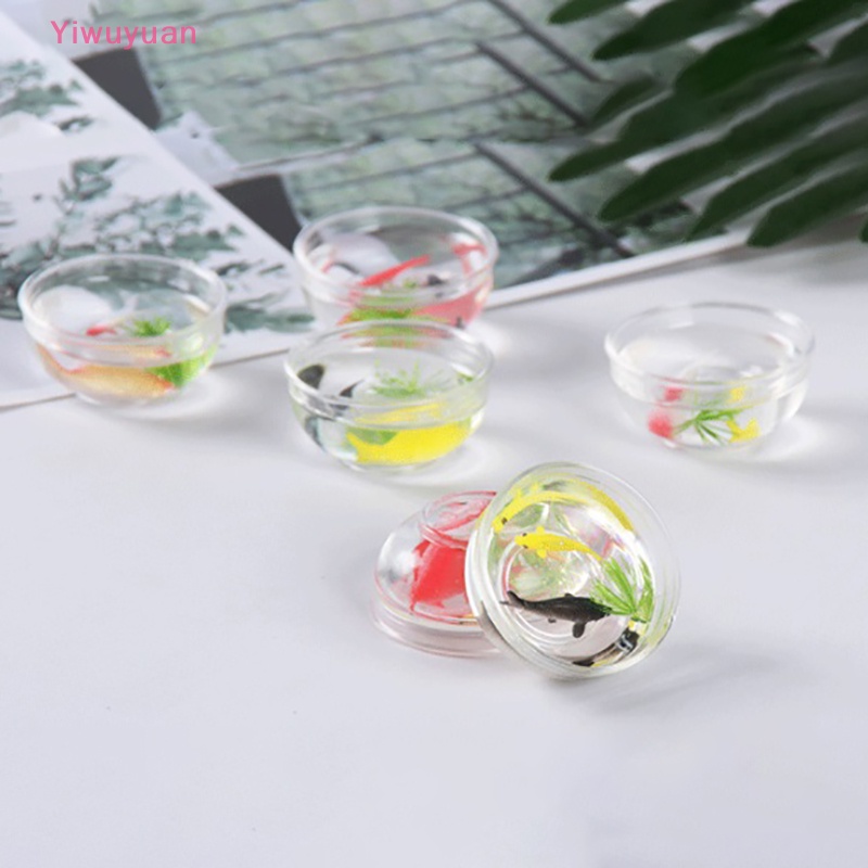 Đồ trang trí Hồ Cá Mini Bằng PVC Trang Trí Nhà Búp Bê Mới