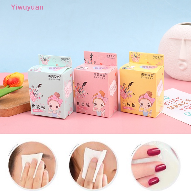 Gói 100 Miếng Bông Tẩy Trang Sử Dụng Một Lần Chất Liệu Cotton Mềm Mại