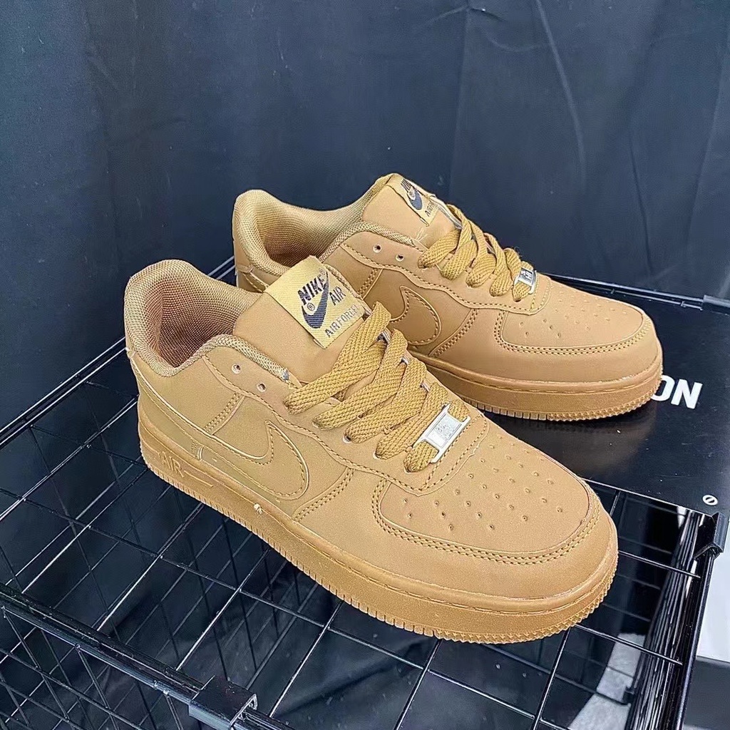 Giày Thể Thao Air Force 1 Phối Lưới Thoáng Khí Thời Trang Cho Nam Và Nữ