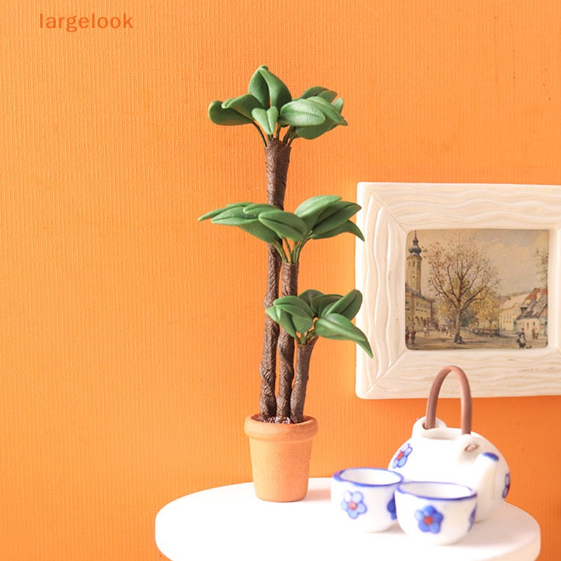 Mô Hình Chậu Cây May Mắn Tỉ Lệ 1: 12 Trang Trí Nhà Búp Bê