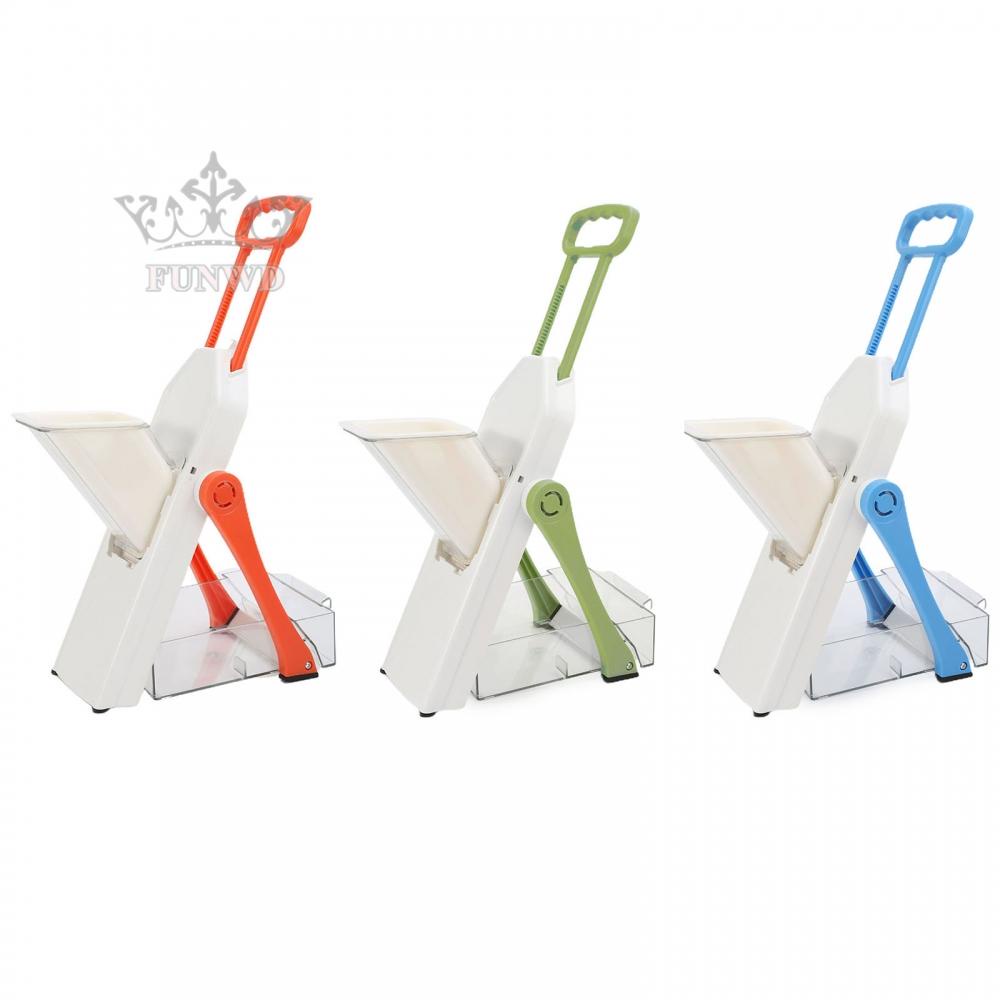 Dụng Cụ Cắt Lát Rau Củ Quả Với 4 Lưỡi Dao Có Thể Điều Chỉnh Dày Dặn Thông Dụng