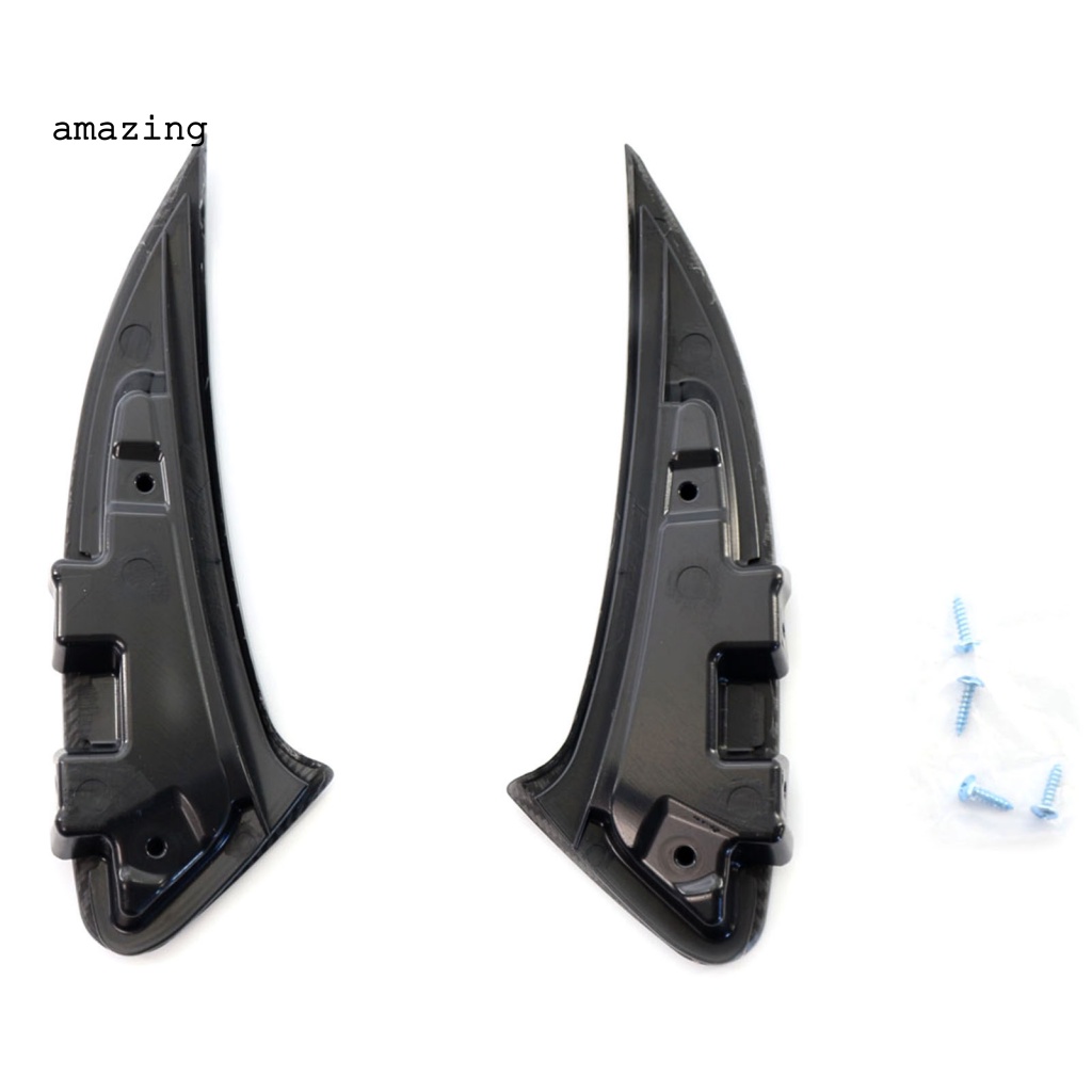 Bộ 2 Khung Viền Lỗ Thông Khí Họa Tiết Sợi Carbon Cho Xe Hơi Benz CLA Sport 2019-2021