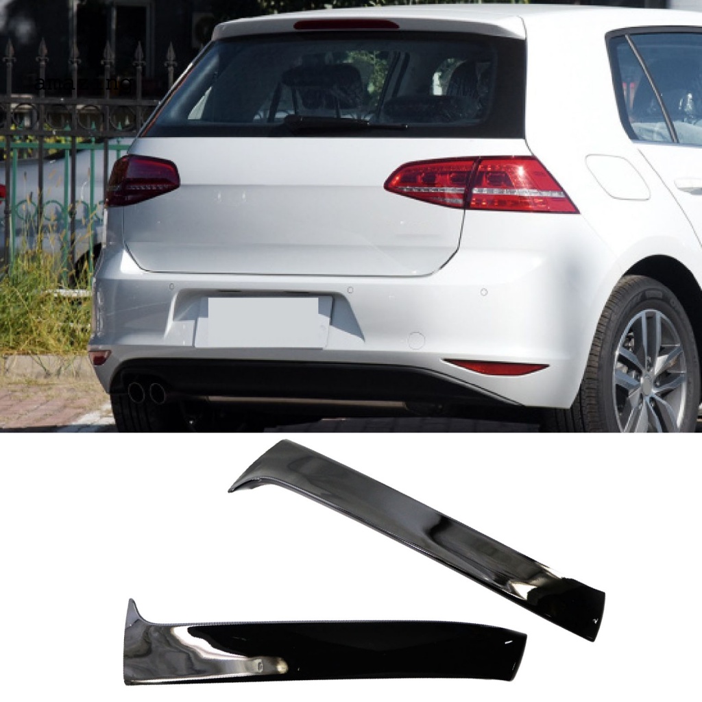Set 2 Cánh Gió Màu Đen Bóng Chống Ăn Mòn Chống Ăn Mòn Cho VW Golf 7 Wagon 14-17