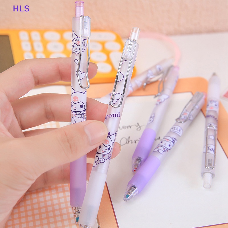 Bút Mực Gel Họa Tiết Hoạt Hình Màu Tím Dễ Thương