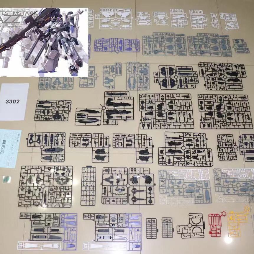 Mô Hình Đồ Chơi Lắp Ráp AA Model 3302 MG FAZZ 3301KAZZ Gundam