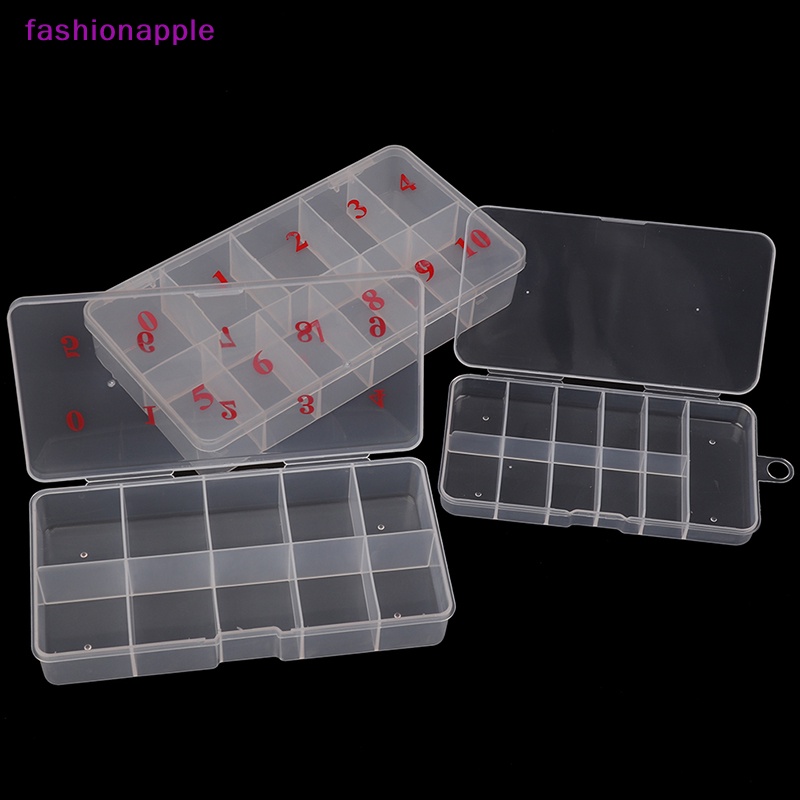 Hộp Rỗng Đựng Hạt Đá 10 / 11 Ngăn Trang Trí Móng Tay