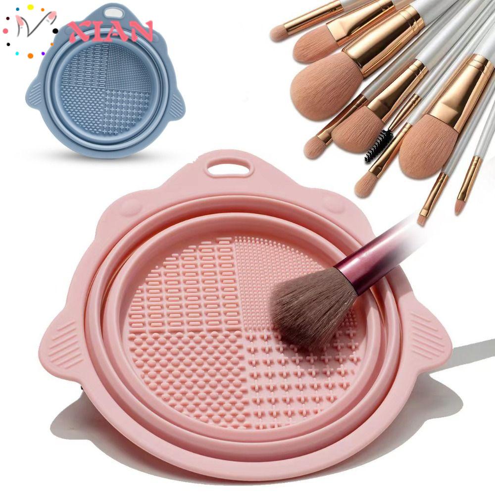 Dụng Cụ Vệ Sinh Cọ Trang Điểm Có Thể Gấp Gọn Tiện Dụng