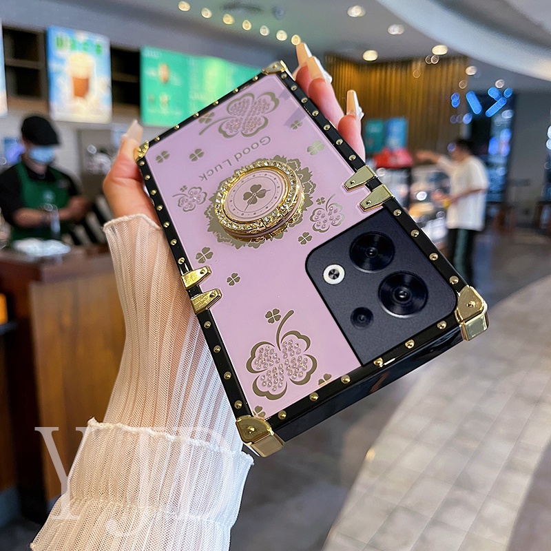 Ốp Điện Thoại Chống Sốc Hình Vuông Cho OPPO Reno8 Reno8 Z Reno8 T