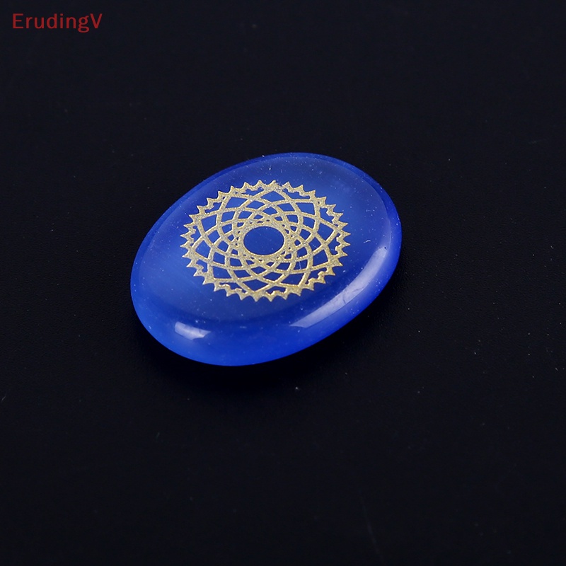 [ErudingV] Bộ 7 Viên Đá Chakra Pha Lê Chạm Khắc Chữa Bệnh