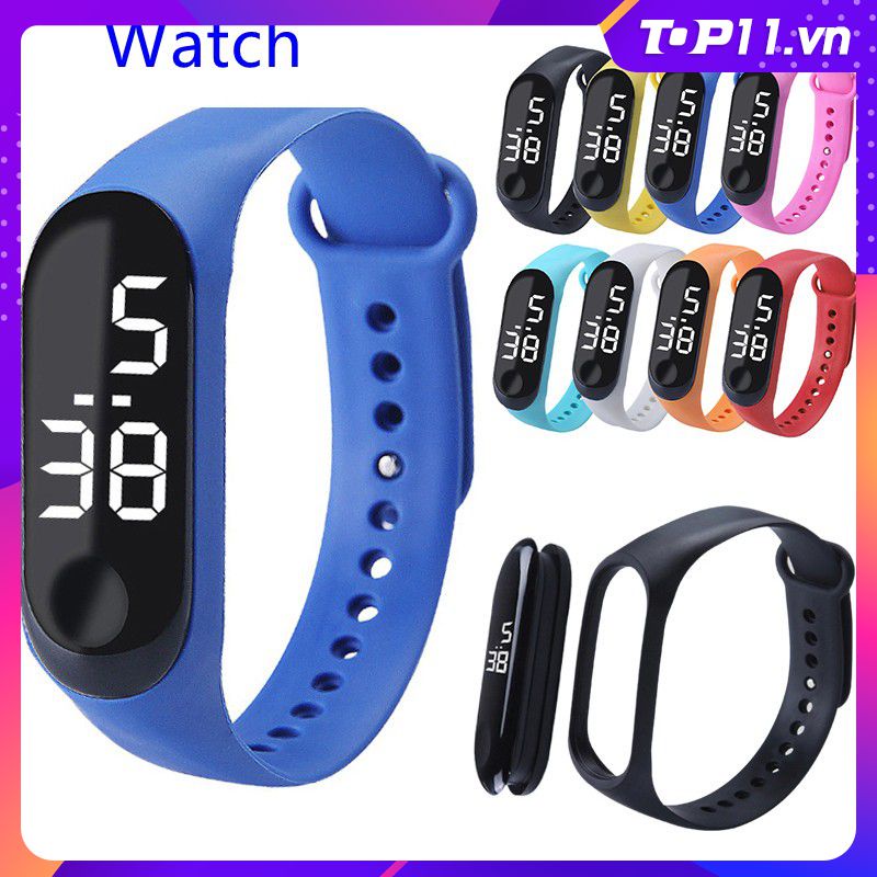 Đồng Hồ Đeo Tay Điện Tử Led Thời Trang Quà Tặng Vòng Đeo Tay Điện Tử Cho Cặp Đôi Học Sinh Top11.vn