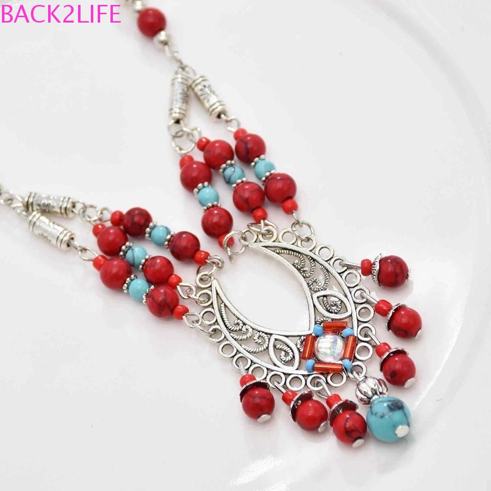 Bông Tai Dạng Chuỗi Hạt Tua Rua Phong Cách Bohemia Cổ Điển Làm Quà Tặng Cho Bạn Gái 2life