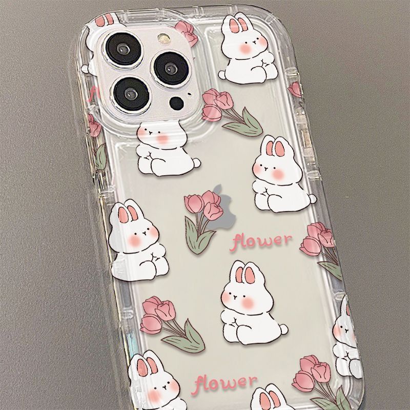 ✅Ốp Điện Thoại Chống Sốc In Hình Thỏ Hoạt Hình Cho Iphone xr14pro67 8p 13 xsmax / 11 max12 XI4S