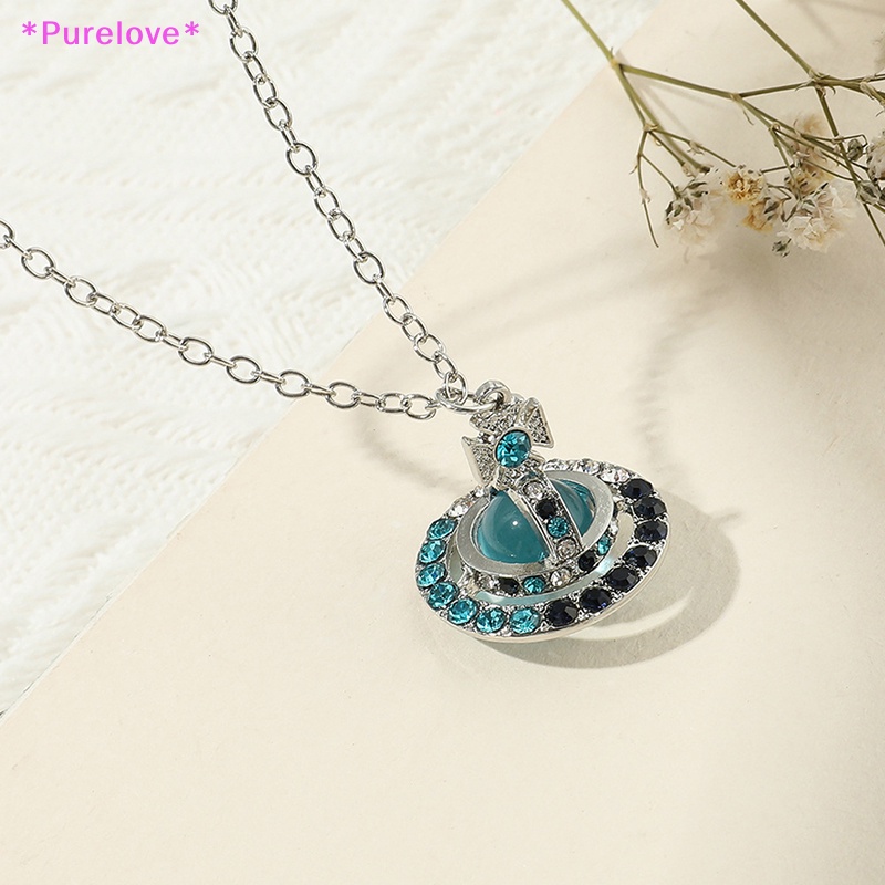 Vòng cổ Mặt Hình Hành Tinh Đính Pha Lê Thời Trang Cho Nữ Mới