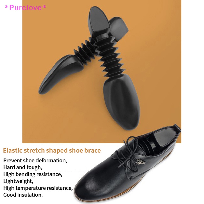 1 Cặp Dụng Cụ Giữ Giày Chống Biến Dạng Bằng Nhựa Tiện Dụng Mới