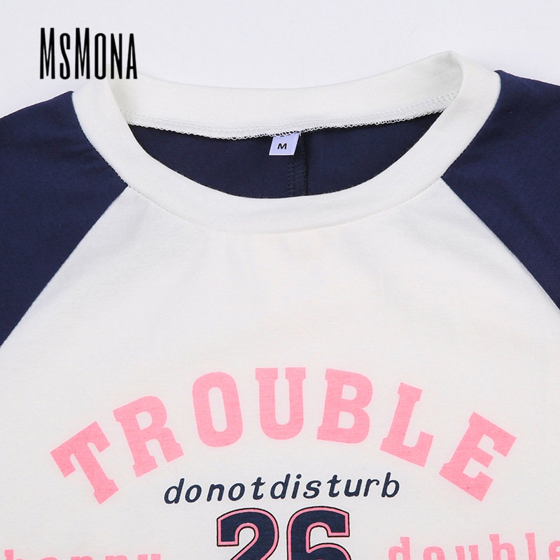 Áo Thun Tay Ngắn Cổ Tròn Màu Trơn In Chữ Thời Trang 2023 Quyến Rũ Cho Nữ