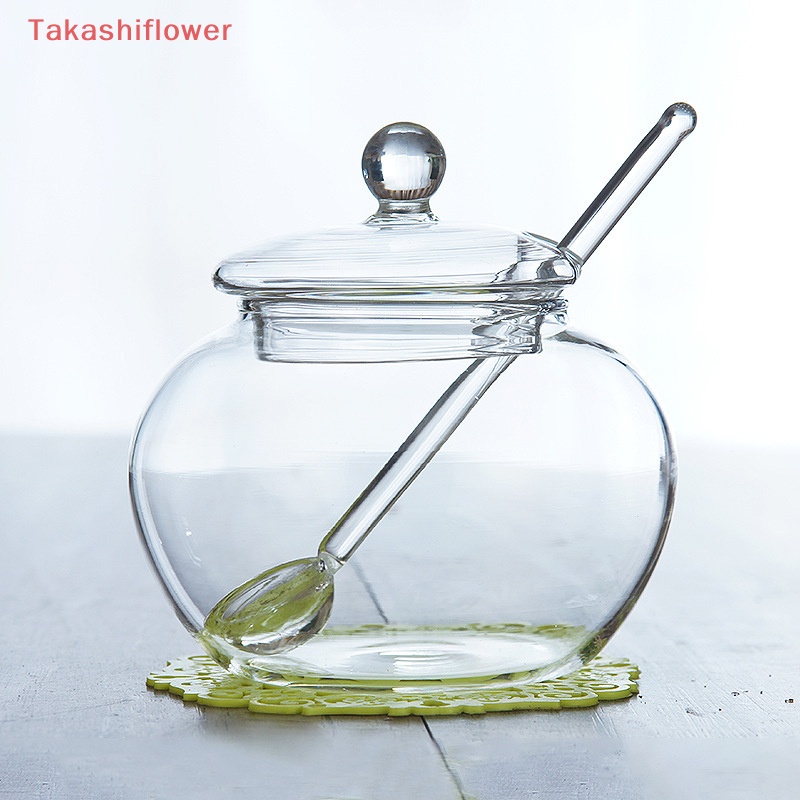 Muỗng Cà Phê Cán Dài Bằng Thủy Tinh Trong Suốt