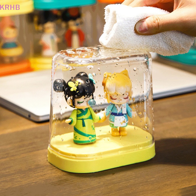 1 Hộp Trưng Bày Mô Hình Búp Bê Chống Bụi Trong Suốt Mới