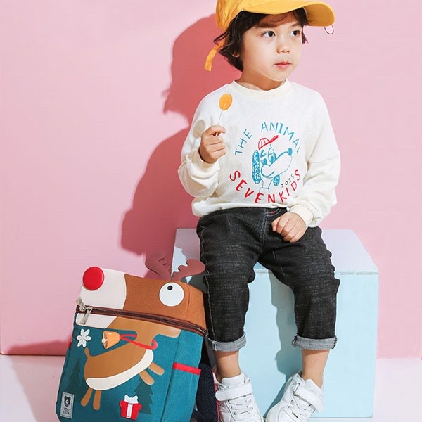 [CHÍNH HÃNG] Balo Tiểu Học Chống Gù BEDDYBEAR Cute Bag Họa Tiết Tuần Lộc Cho Bé YE-TUANLOC - Balonation.vn